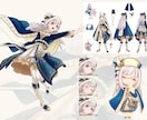 VTuber   IRIAMの立ち絵を描きます 理想のキャラクター作りをお手伝いします！ イメージ5