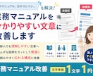 業務マニュアルを分かりやすい文章に改善します より短時間でより理解できるマニュアルへ修正します イメージ1