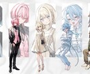 立ち絵・キャラクターイラスト制作します 【商用利用込】TRPG・IRIAM・ゲーム・配信などに イメージ4
