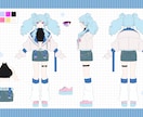 Vtuber、ゲームなどに使える立ち絵制作します キャラクターデザインからイラスト制作までおまかせください！ イメージ3