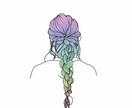 顔写真の線画を描きます ご相談だけでもOKです！丁寧に対応させていただきます！ イメージ9