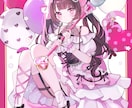 企業案件有・一枚絵、立ち絵、キャラデザ制作します あまい飴細工のようなときめく可愛い世界を描いています イメージ2