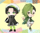 二次利用・商用利用◎ミニキャラ描きます 早く済ませたい方へ、迅速な納品いたします。 イメージ2