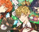 版権イラスト描きます 動画サムネイル、ファンアートや応援イラストなど イメージ5