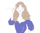 イラストニュアンス描きます 今時お洒落なアイコンにしたい方へ♡ イメージ8