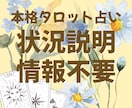 生年月日・名前不要・本格タロットで占います 複雑な状況説明や情報なしでOK！ イメージ1