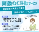 パワポ対応★翻訳資料のOCR化します OCR代行で翻訳担当の方の負担を軽減！ イメージ1
