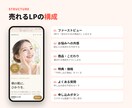 思わず目に止まるLPを多言語対応で制作します 見た目だけで終わらせない。予約・来店につながる構成まで対応！ イメージ3