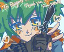 アイコンイラストを描きます キャッチーな雰囲気のお顔を描かせていただきます。 イメージ1