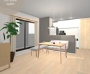 クロス・フローリング・間取り検討用パースつくります 一児の母が心を込めて作成します★ イメージ5