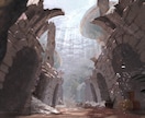 幻想風景・背景イラスト・コンセプトアート制作します ファンタジーやSF、屋内外対応の背景・環境アート制作します。 イメージ1