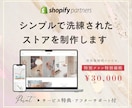 Shopifyで低価格でシンプルなサイト制作します 育休復帰明けとして特別プランを特別価格にてご提供します！ イメージ1