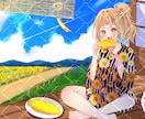 5000円！5名様限定！透明感溢れる一枚絵描きます 嬉しい納品の速さ！歌ってみたなどに可愛いイラストいかがですか イメージ8