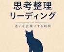 思考整理リーディング｜頭と気持ちを整えます 考えすぎて動けない時、頭と気持ちを整えるカードリーディング イメージ1