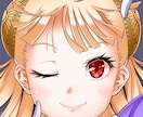 SNS等のアイコンイラスト（基本顔アップ）描きます アニメ塗りのパキっとした丁寧なイラストをお届けします イメージ1