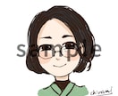 ご自身をミニキャラクターにした似顔絵を描きます かわいらしいデフォルメのミニキャラクターにします イメージ2