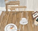 ほっこりかわいい暮らしをテーマにした絵を描きます お店のビジュアルイラストやお部屋のインテリアに イメージ2