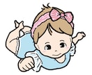 シンプル☆赤ちゃん、お子様、家族のイラストかきます カラー、線画対応可 ／ アイコン ご記念、グッズなどに！ イメージ1