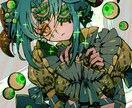 可愛い女の子のイラストを描かせていただきます 可愛い・ちょっと不気味な雰囲気のイラストが得意です イメージ4