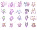 ゆるいorかわいい系のLINEスタンプを作成します くっきりしたアニメ塗りからパステル系・シュール系などもOK！ イメージ6