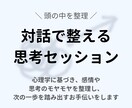 モヤモヤ・感情を整理し、前に進むための支援をします 感情をほどき、思考を整え、行動へ。ぐるぐるを、進む力に。 イメージ1