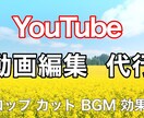 返金保証☆YouTube動画編集します 編集に満足頂けない場合は、全額返金いたします！ イメージ1