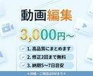 動画編集|クリックされる動画を制作します 見やすく伝わる編集を心がけています イメージ1