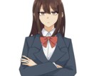 人物イラストなんでも描きます アニメ塗りの簡単な背景のキャラクター絵を早期納品します イメージ6
