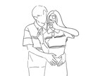 カップルイラスト描きます SNSアイコンや、プレゼントグッズにお使いいただけます！ イメージ7