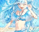 かわいい・綺麗な女の子のイラスト作成いたします 魅力的な表情の女の子のイラストを提供します。 イメージ2