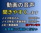 動画の音声を聞きやすくします 動画や音声のノイズを除去し、聞きやすい音声に整えます。 イメージ1