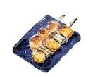 飲食店のメニューにあるようなイラストを描きます 飲食業界の方へポップで暖かな雰囲気のフードイラストです。 イメージ6