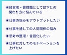 経営者・管理職向け 社外カウンセラーになります 部下との関わり/人間関係の悩み/仕事の悩み/傾聴・分析します イメージ3