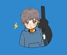 ゆるPOPデフォルメSNS用アイコン描きます 【ゆるPOPデフォルメ】かわいいミニキャラ風イラスト イメージ5