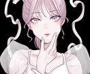 バストアップイラスト制作致します かわいいからかっこいいまで  お気軽にご相談ください イメージ1