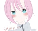 可愛いアイコンお描きします 可愛い女の子のアイコンお描きします イメージ2