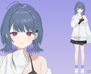 商用利用可！イラストの雰囲気を重視し3D化します フルスクラッチ！Vtuber様向け3Dモデル！！ イメージ4