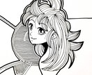 色紙に絵を描きます モノクロの世界をお楽しみ下さい イメージ6