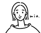 線画アイコン★違う表情1枚¥500で追加できます シンプルでオシャレな★似顔絵アイコンイラストです★ イメージ6