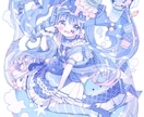 ふわふわかわいいキャラクターイラストを描きます キャラデザ・VTuber・動画用イラスト・デフォルメなど イメージ2