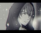 顔が良い男性のモノクロアイコン描きます 正統派な"顔が良い"キャラクターを描きます！ イメージ5