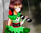 独自画風のキャラクター全身絵描きます ここだけの画風で個性的な絵をお届け イメージ1