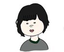 お写真をもと少し個性的なイラストお描きします SNSのアイコンにぴったり！おブスイラストいかがですか? イメージ3