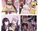 可愛いイラスト、カッコいいイラスト制作します キレイで早い仕事を心掛けております イメージ2