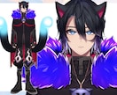 全行程おまかせ！ハイクオリティなモデルを制作します 【一貫制作】キャラデザからLive2Dまで、理想の姿を。 イメージ4