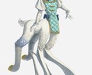 人外男性キャラデザイン・厚塗り立ち絵制作します ダークで幻想的なキャラクターをデザインから制作 イメージ9