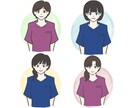 あなたらしく♪お仕事に使える似顔絵イラスト描きます 名刺、チラシなどに柔らかさをプラスしたい方に イメージ1