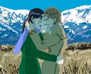 あなたのオリジナルキャラクターを魅力的に描きます 気だるげな表情を描くのが得意です！背景付きの絵を描きます イメージ1