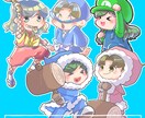 修正無料！ゆるっと可愛いアイコンやイラスト描きます 様々なシーンで使える可愛い雰囲気のイラストをお届けします！ イメージ4