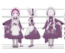 キャラクターデザイン及び三面図承ります 固定キャラクターを作りたい方におすすめです。 イメージ2